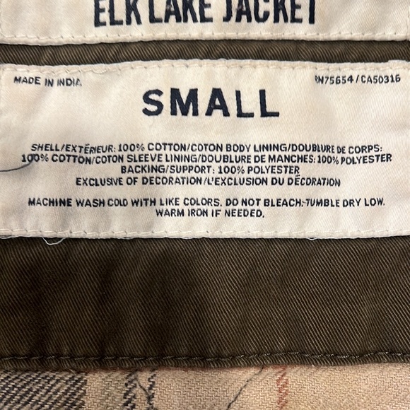 Abercrombie SMALL  elk lake jacket military - Picture 4 of 8